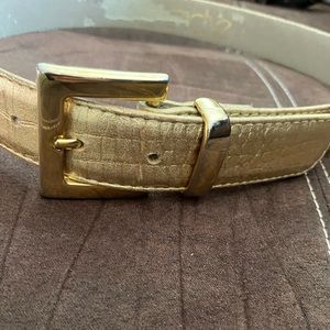 Cache belt small gold gold buckle sides